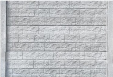 Betonzaun Blockstein – Musterbild