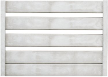 Betonzaun Linea Horizont Offen – Musterbild (SET 37)