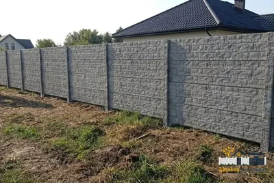 Betonzaun Blockstein – Beispielbild