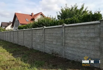 Betonzaun Blockstein – Beispielbild