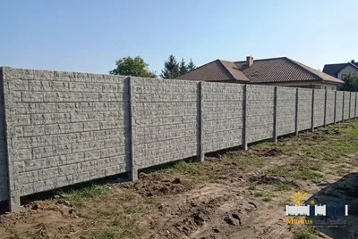 Betonzaun Blockstein – Beispielbild