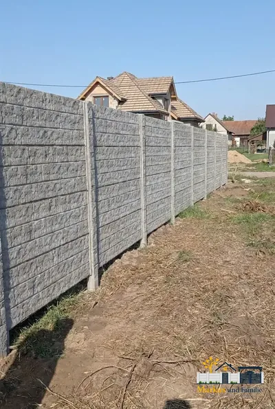 Betonzaun Blockstein – Beispielbild