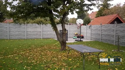 Betonzaun Bruchstein Bogen – Beispielbild