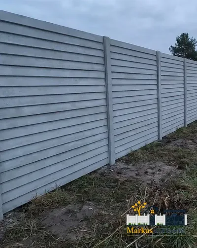 Betonzaun Jalousie – Beispielbild