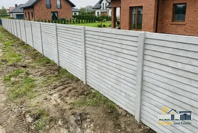 Betonzaun Jalousie – Beispielbild