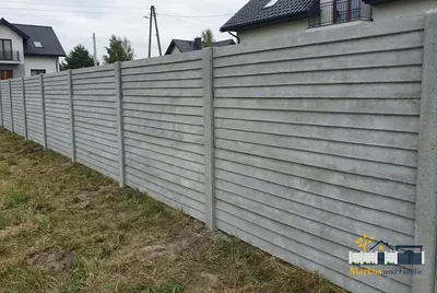 Betonzaun Jalousie – Beispielbild