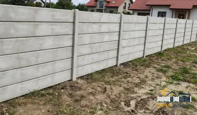 Betonzaun Linea Horizont – Beispielbild