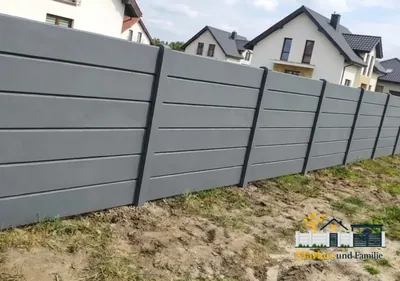 Betonzaun Linea Horizont – Beispielbild