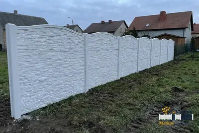Betonzaun Sandstein Bogen – Beispielbild