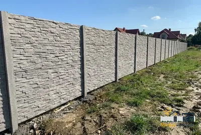 Betonzaun Sandstein – Beispielbild