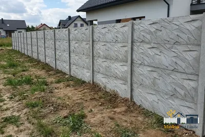 Betonzaun Schieferstein – Beispielbild